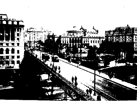 Figura 5 - Vale do Anhangabaú, por volta de 1911.  Fonte: Secretaria Municipal de Cultura Departamento do Patrimônio Histórico.